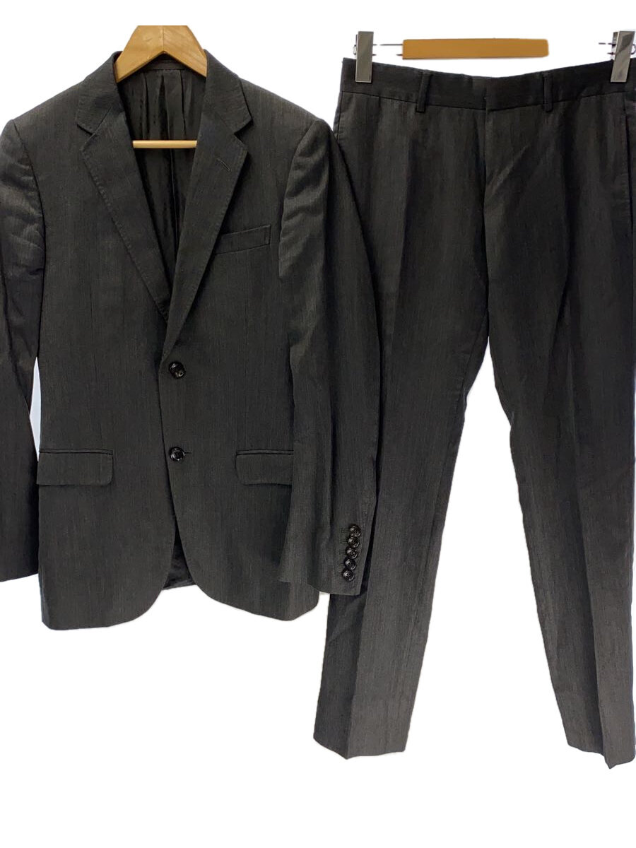 【中古】GUCCI◆セットアップ/44/ウール/GRY/無地/281afb【メンズウェア】