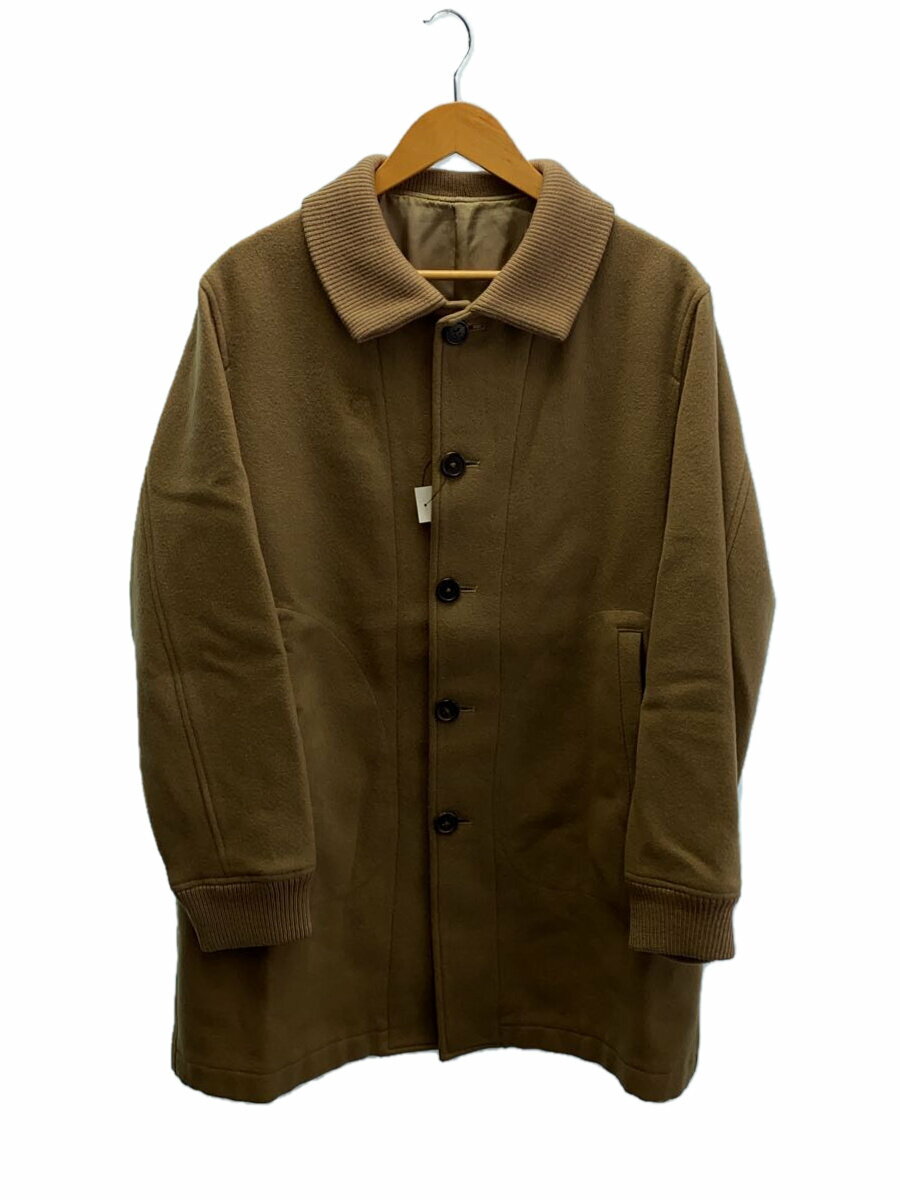 【中古】Y’s for men◆ステンカラーコート/M/ウール/KHK/カーキ/無地【メンズウェア】