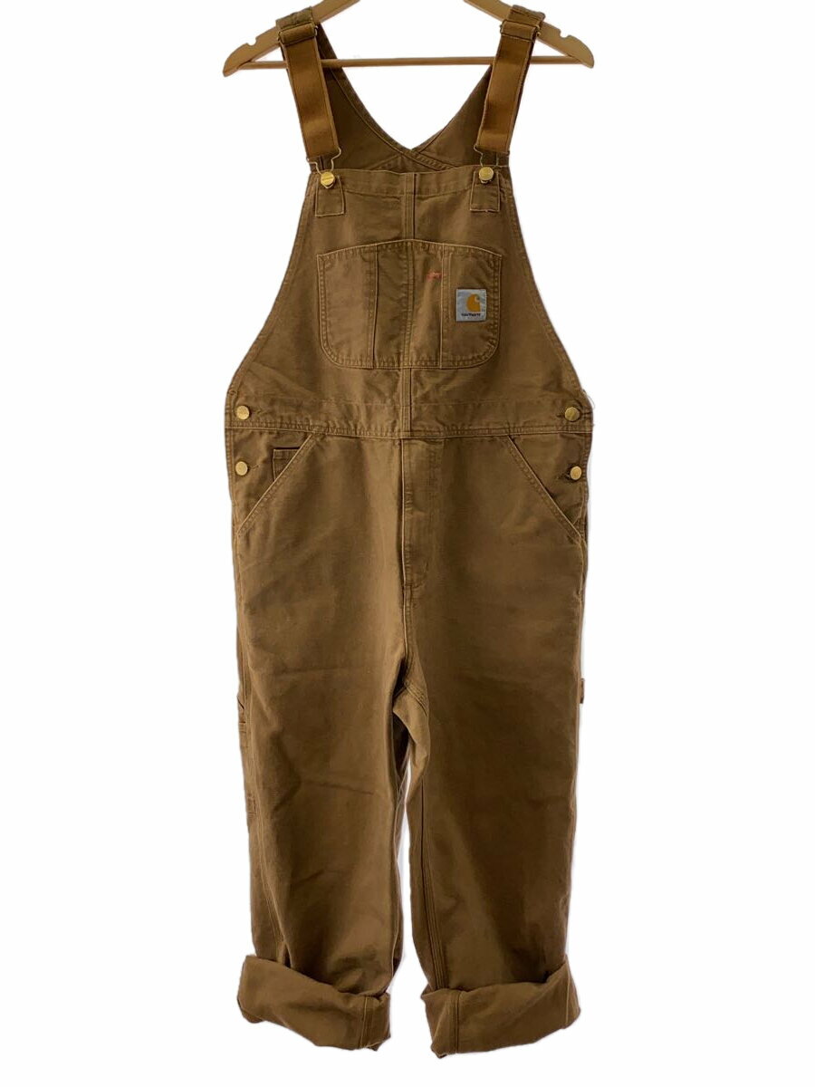 【中古】Carhartt◆オーバーオール/32/コットン/BRW【メンズウェア】