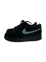 【中古】NIKE◆エア フォース 1 X TIFFANY & CO./26.5cm/BLK【シューズ】