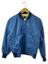 【中古】MILITARY◆航空自衛隊レプリカ/A-55-S フライトジャケット/L/ナイロン/NVY/無地【メンズウェア】