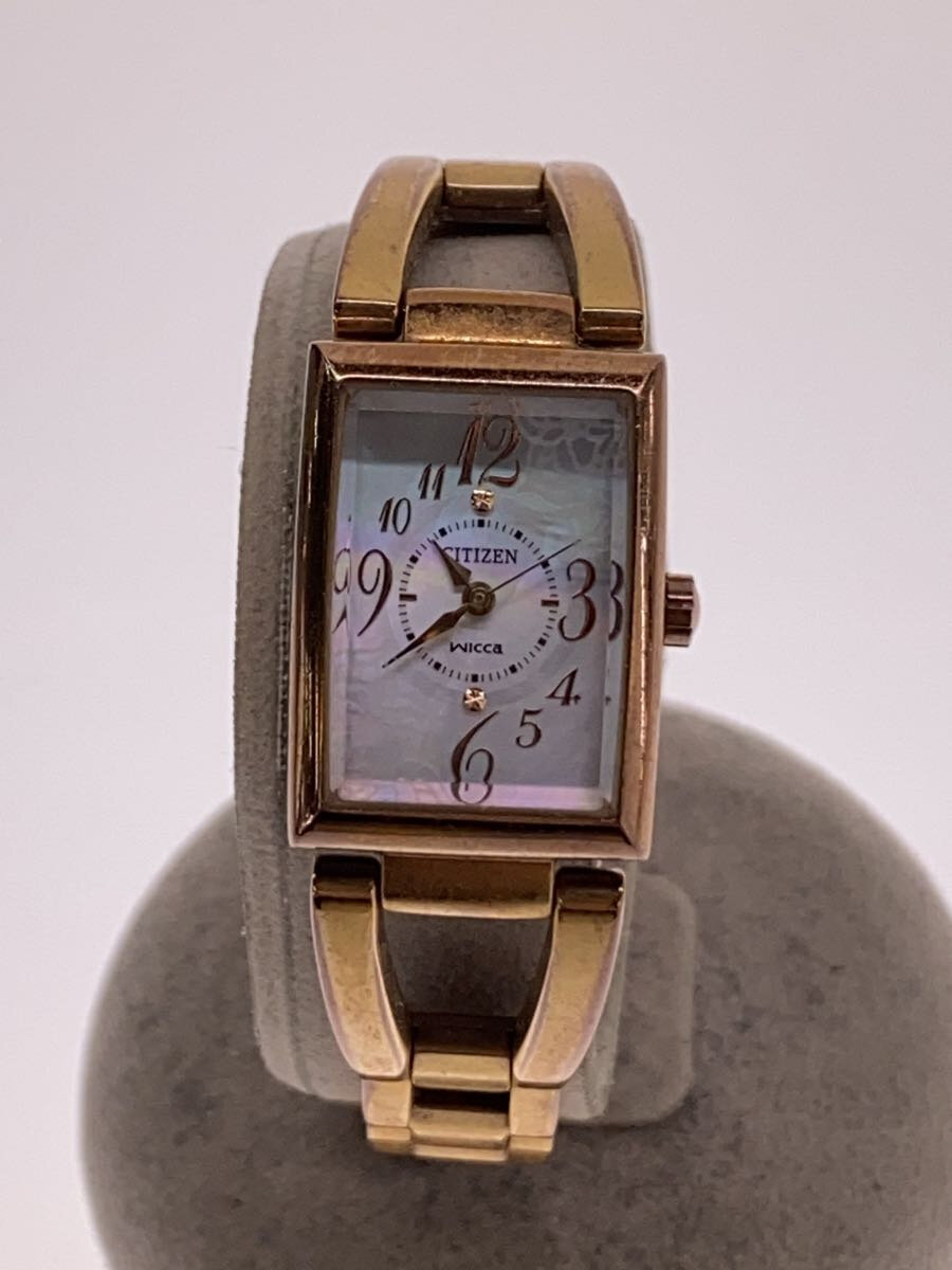 【中古】CITIZEN◆ソーラー腕時計/アナログ/B035-S051843【服飾雑貨他】