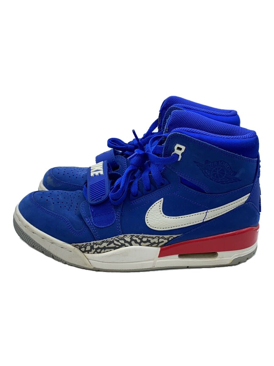 NIKE◆AIR JORDAN LEGACY 312/エアジョーダンレガシー/ブルー/AV3922-416/26.5cm/