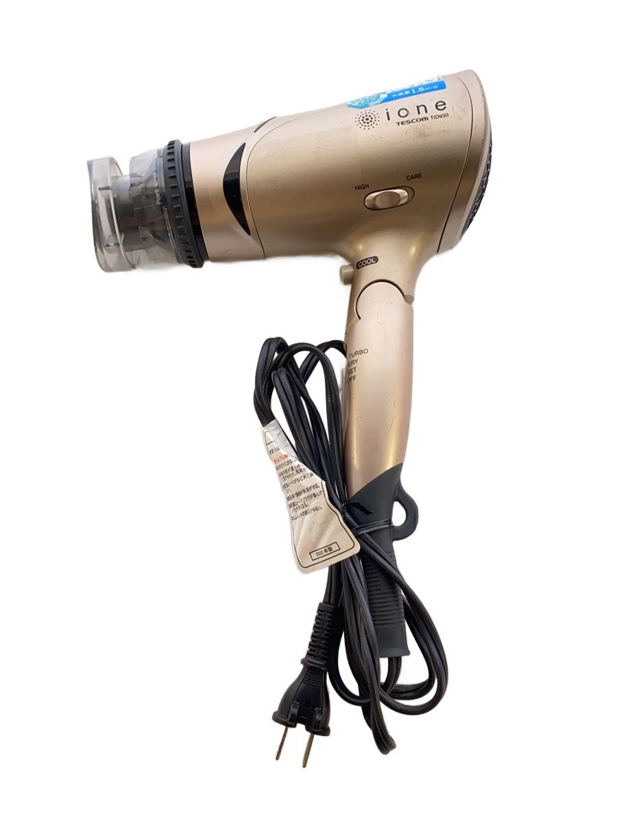 【中古】TESCOM◆ドライヤー ヘアアイロン ione TID930-T シャイニーブロンズ 【家電 ビジュアル オーディオ】