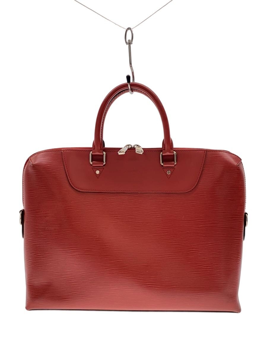 【中古】LOUIS VUITTON◆ポルト・ドキュマン・ジュール_エピ/レザー/BRW【バッグ】