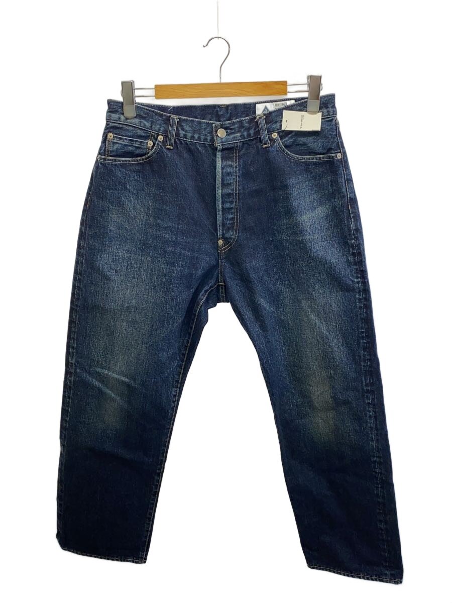【中古】CHALLENGER◆CLASSIC WASHED DENIM PANTS/L/デニム/NVY/無地/CLG-PT024-0【メンズウェア】