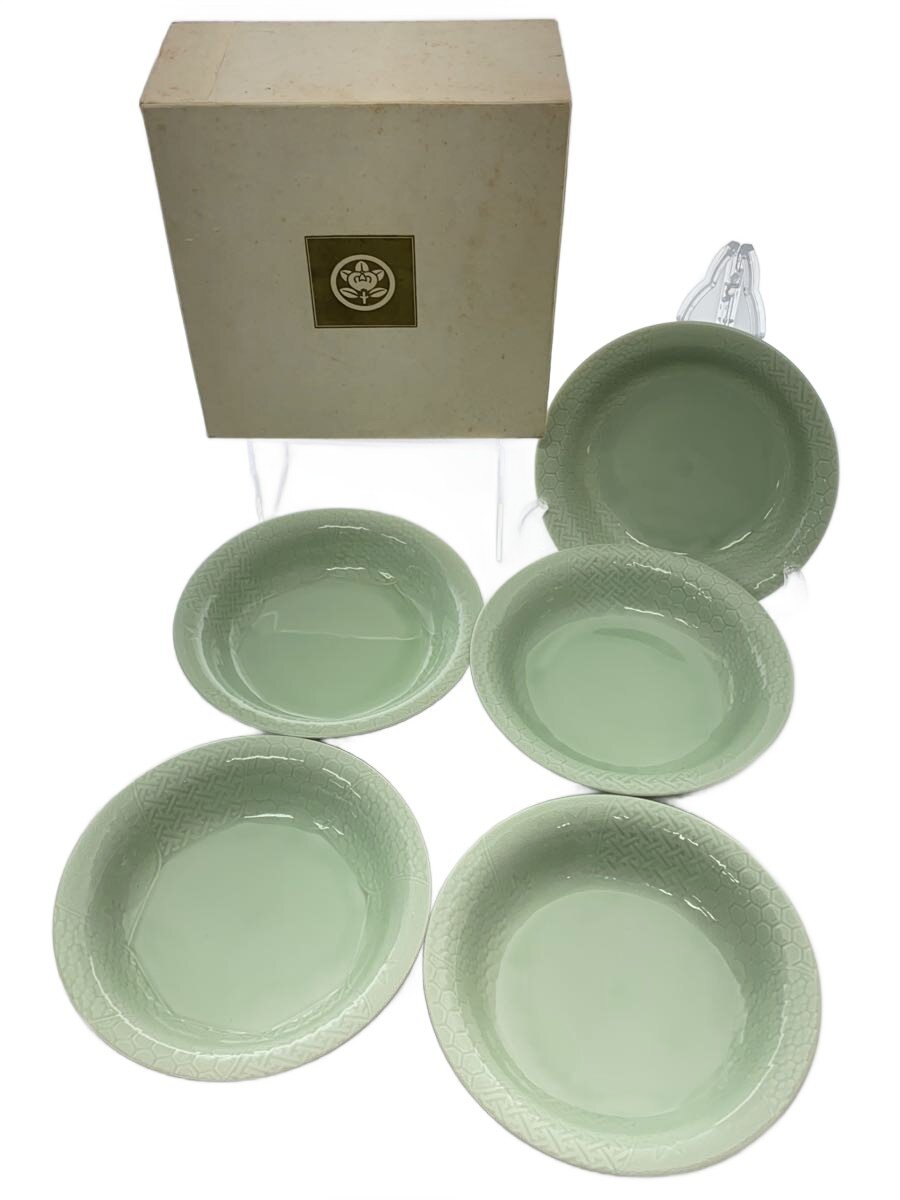 【中古】たち吉◆皿/5点セット/ター