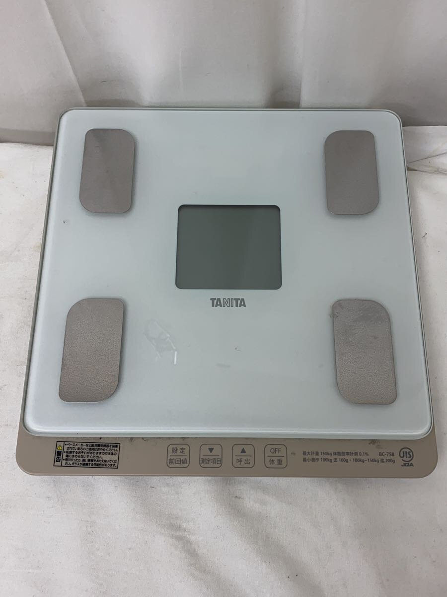 【中古】TANITA◆体脂肪計・体重計 BC-758【家電・ビジュアル・オーディオ】