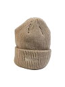 【中古】Supreme◆ニットキャップ/--/アクリル/BEG/無地/メンズ【服飾雑貨他】