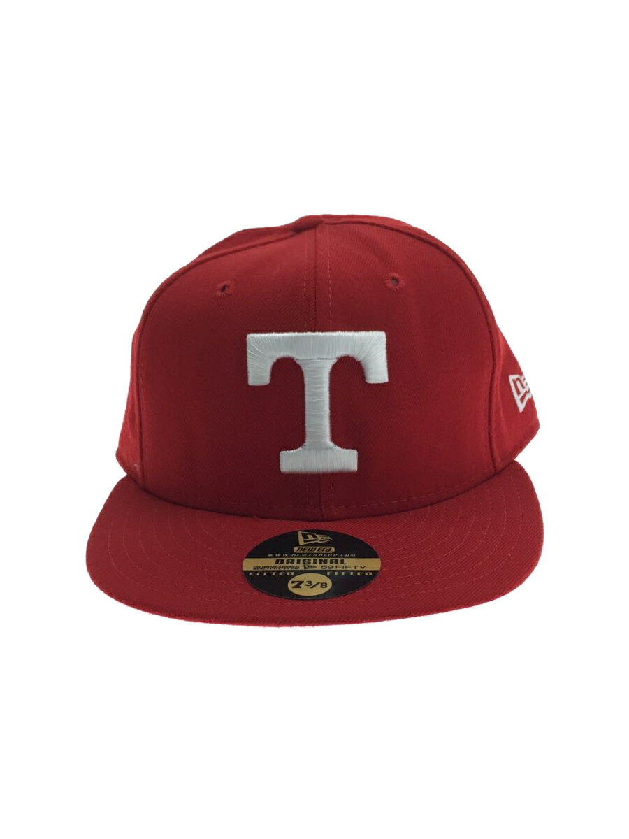 【中古】NEW ERA◆キャップ/--/ウール/RED/メンズ【服飾雑貨他】