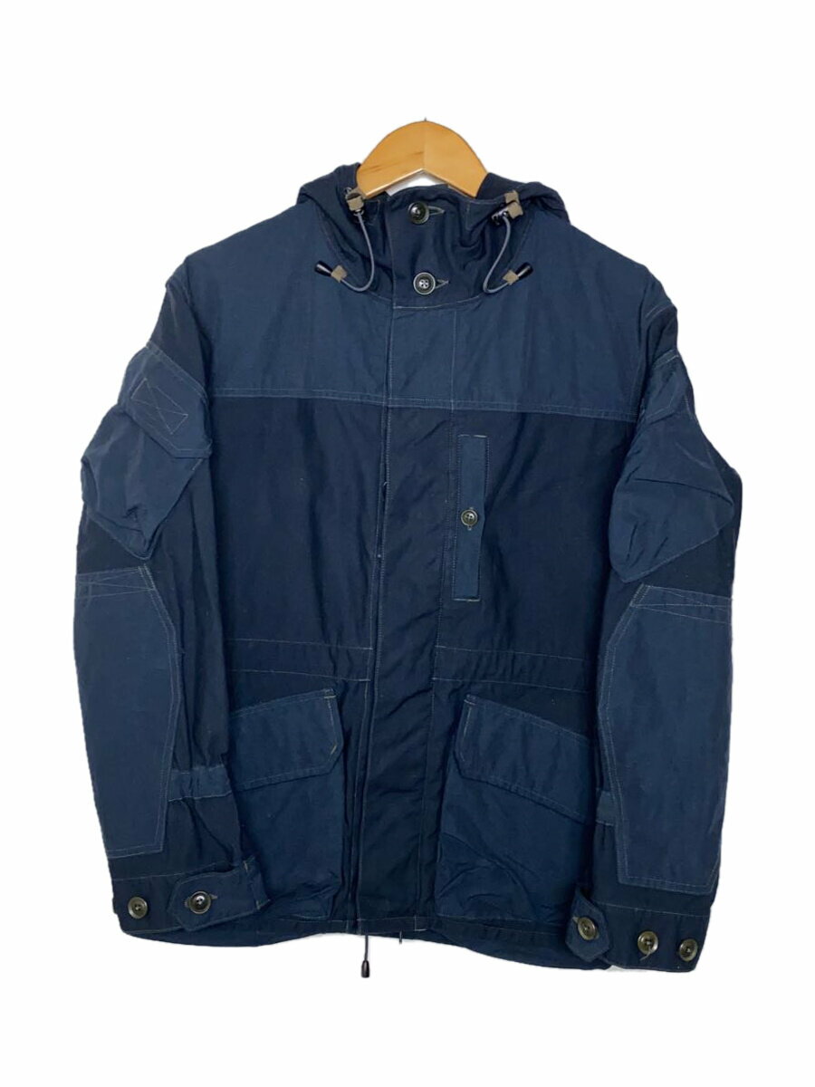 【中古】COLIMBO◆PARKA HELIBORNE WINDPROOF LIGHT/ジャケット/S/コットン/NVY/無地【メンズウェア】