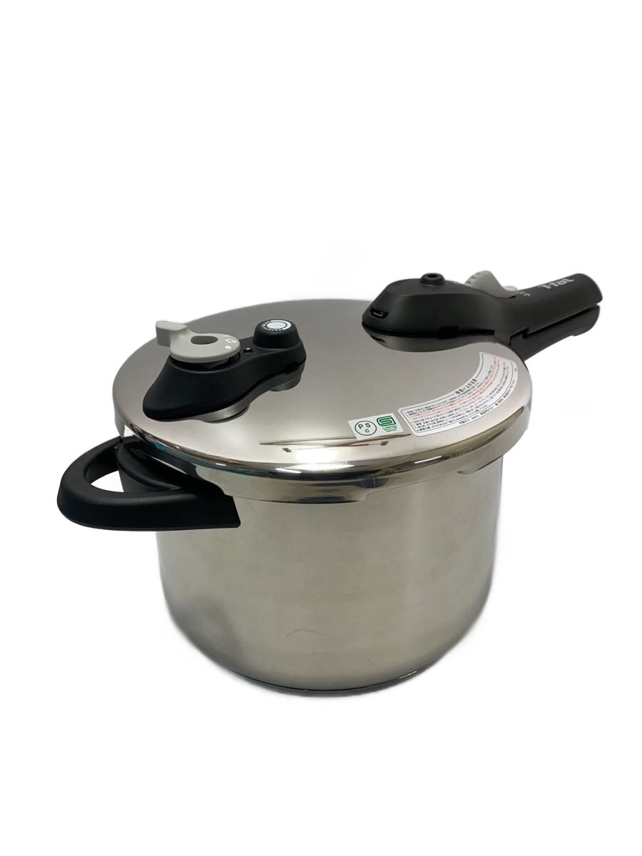 T-Fal - 【中古】T-fal◆圧力鍋/容量:6L/SLV/P2500742【キッチン用品】