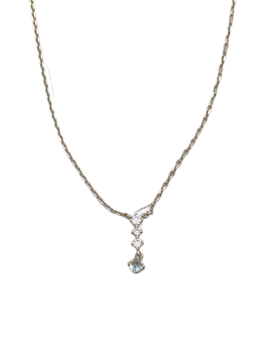 【中古】4℃◆ネックレス/SILVER/SLV/トップ有/レディース【服飾雑貨他】