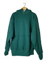 【中古】CAMBER◆DOUBLE THICK PULLOVER HOODED/パーカー/L/コットン/GRN/無地【メンズウェア】