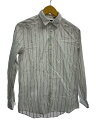 【中古】Paul Smith◆長袖シャツ/M/コットン/マルチカラー/ストライプ/PL-CR-32100【メンズウェア】