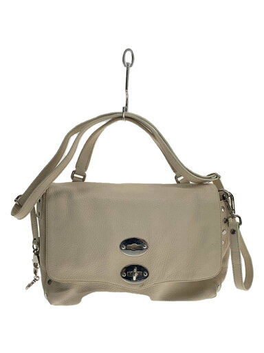 【中古】ZANELLATO◆ショルダーバッグ/レザー/BEG//【バッグ】 【中古】ZANELLATO◆ショルダーバッグ/レザー/BEG//【バッグ】