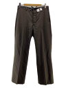 【中古】MARNI◆スラックスパンツ/48/ウール/BRW【メンズウェア】(4)