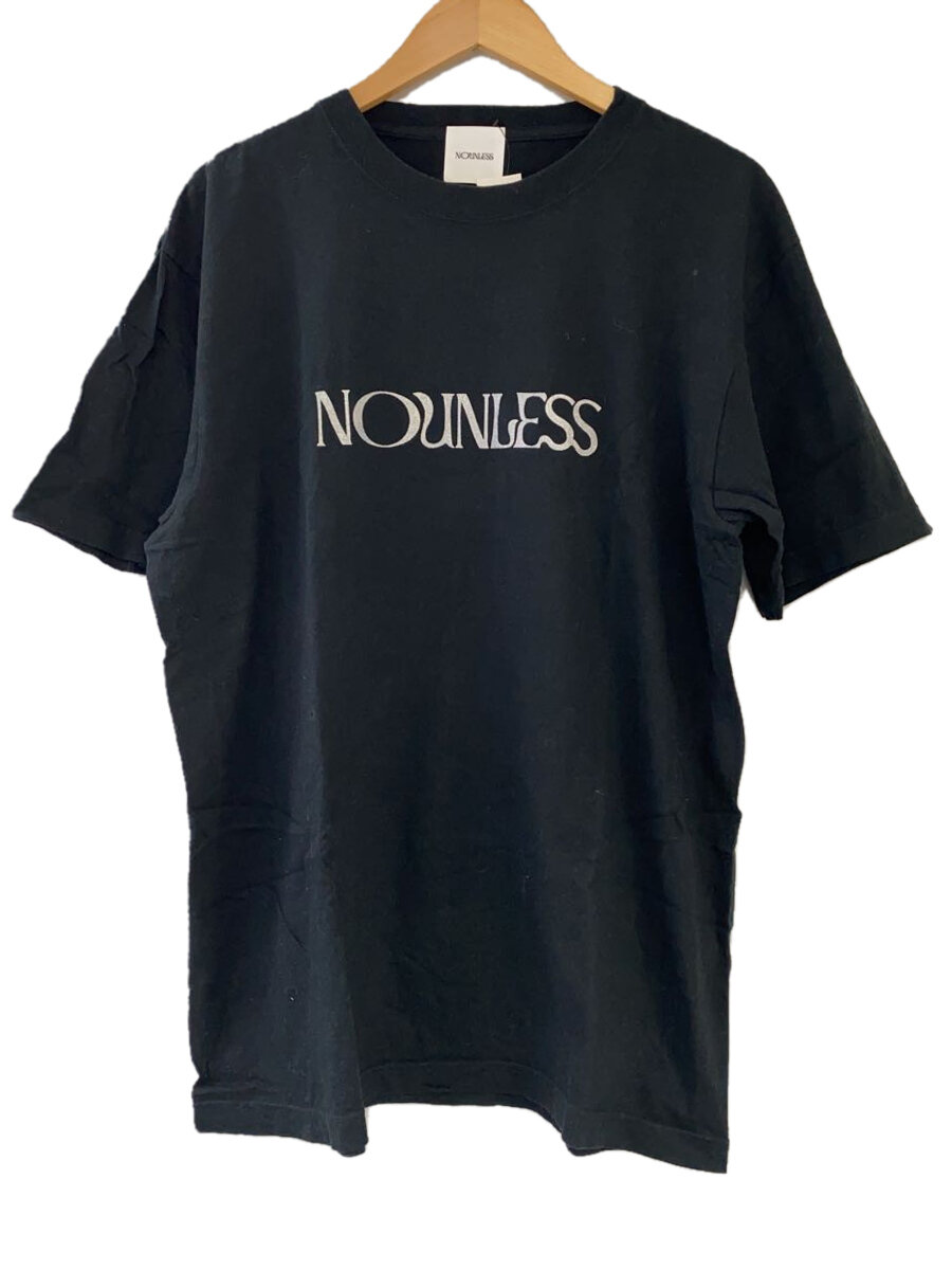 NOUNLESS◆Tシャツ/1/コットン/BLK/112410330450