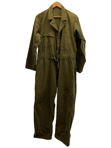 【中古】US.ARMY◆オールインワン/40s/大戦/ステンシル/ヘリンボーンツイル//コットン/KHK【メンズウェア】 【中古】US.ARMY◆オールインワン/40s/大戦/ステンシル/ヘリンボーンツイル//コットン/KHK【メンズウェア】