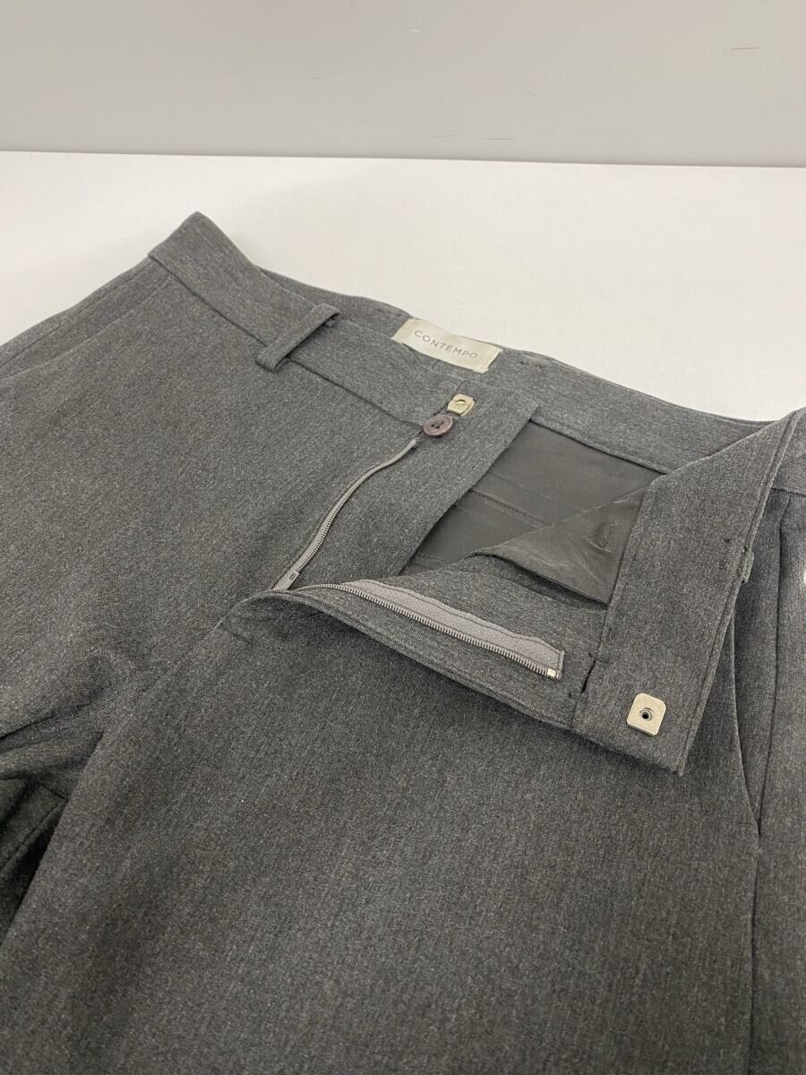 【中古】YAECA◆ボトム/S/ポリエステル/GRY/無地/57652【メンズウェア】