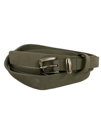 【中古】Rich I◆NUBUCK LEATHER BELT/ベルト/レザー/グレー/メンズ【服飾雑貨他】 【中古】Rich I◆NUBUCK LEATHER BELT/ベルト/レザー/グレー/メンズ【服飾雑貨他】