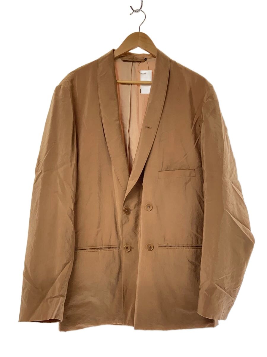 Rakuten - 【中古】LEMAIRE◆DOUBLE BREASTED JACKET/ジャケット/M/シルク/ベージュ/JA133 LF208【メンズウェア】