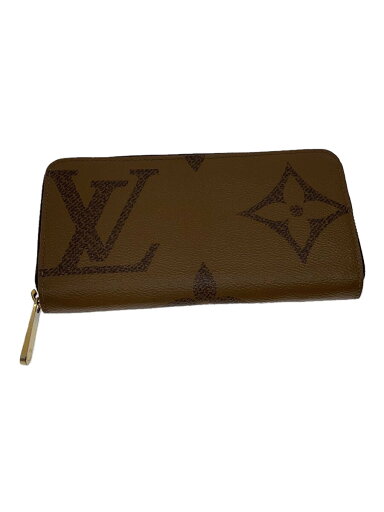 【中古】LOUIS VUITTON◆ジッピー・ウォレット_モノグラム・ジャイアント・リバース_BRW/PVC/BRW/モノグラム/レディース【服飾雑貨他】 【中古】LOUIS VUITTON◆ジッピー・ウォレット_モノグラム・ジャイアント・リバース_BRW/PVC/BRW/モノグラム/レディース【服飾雑貨他】