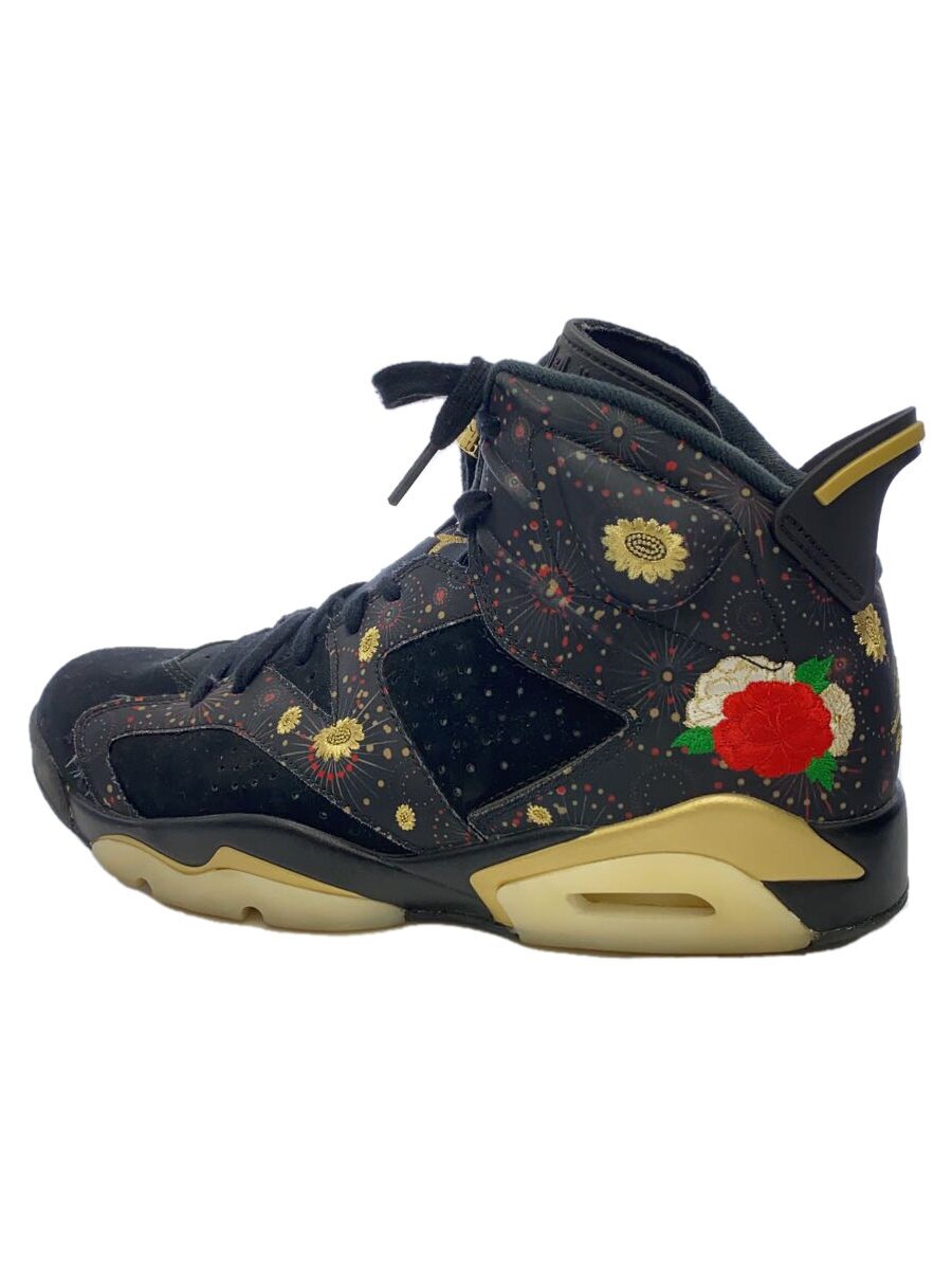 NIKE◆AIR JORDAN 6 RETRO CNY/エアジョーダンレトロ/ブラック/AA2492-021/28cm/BL
