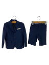 【中古】BEAMS◆スーツ/120cm/ポリエステル/NVY/無地/3001-5486【キッズ】
