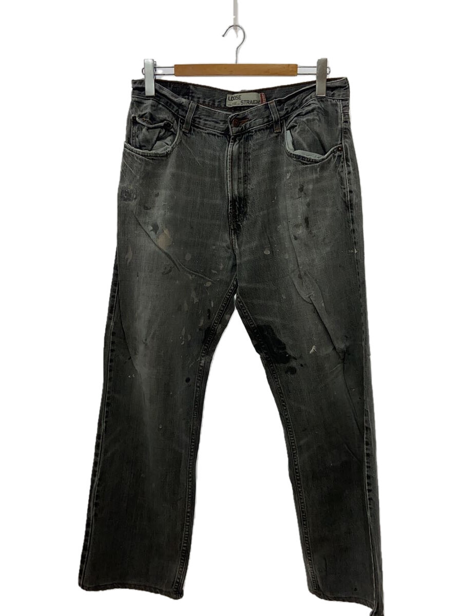 【中古】Levi’s◆ボトム/34/デニム/BLK/569【メンズウェア】