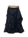 【中古】ENFOLD◆20AW/メモリーツイルランダムタックスカート/36/ポリエステル/BLK/300DA931-2850【レディースウェア】