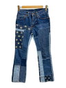 【中古】HYSTERIC GLAMOUR◆90S/kinky/スター/Y2K/ボトム/S/デニム/BLU【レディースウェア】