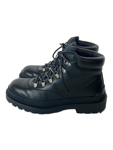 【中古】Dior HOMME◆expl hiking boot calf jacqoard/ブーツ/40/BLK/レザー【シューズ】 【中古】Dior HOMME◆expl hiking boot calf jacqoard/ブーツ/40/BLK/レザー【シューズ】