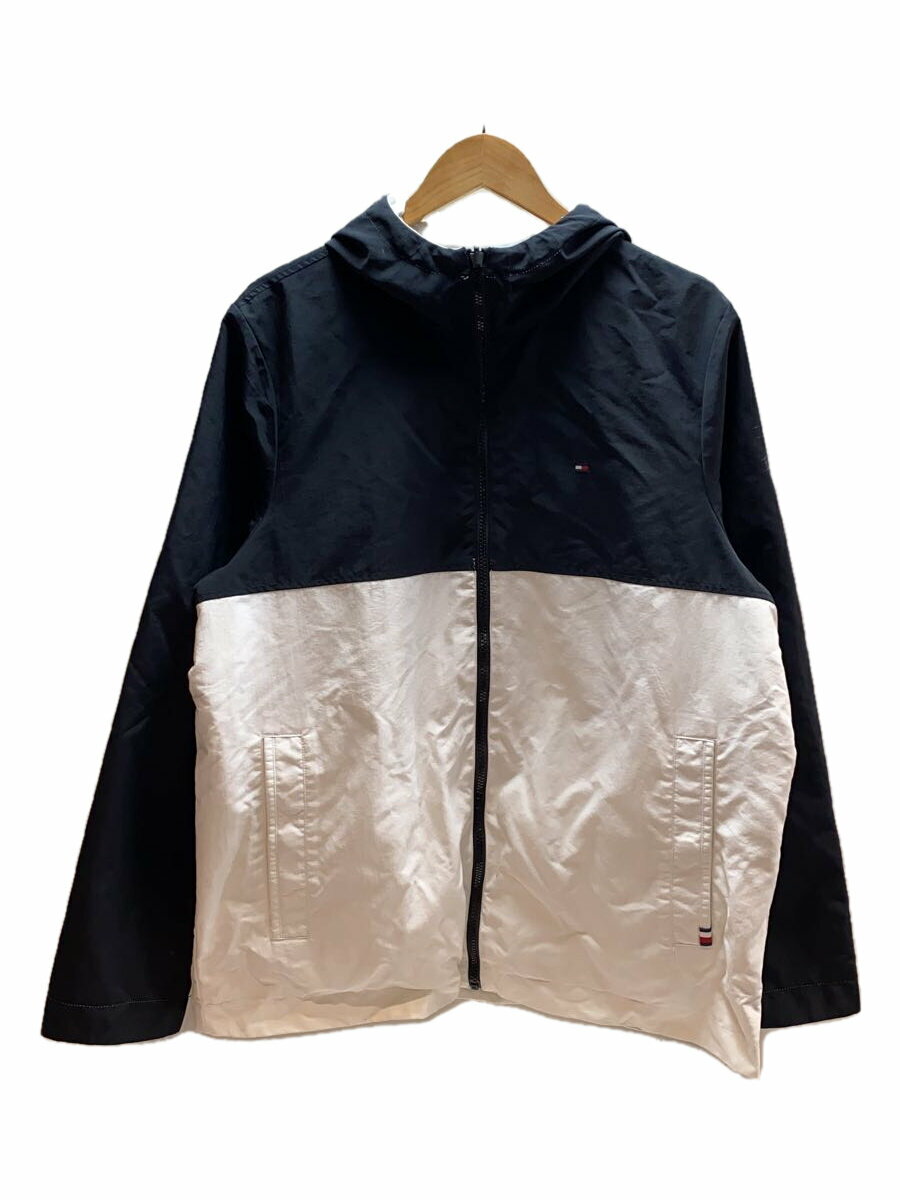 【中古】TOMMY HILFIGER◆マウンテンパーカ/XL/ナイロン/WHT/78J5242【メンズウェア】