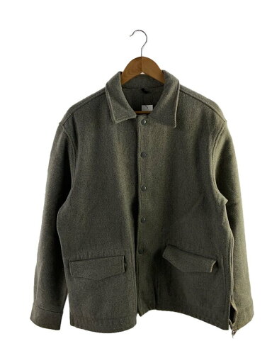 【中古】BUTWIN◆50-60s/無地/襟付き/ロンスタ/ジャケット/--/ウール/GRY//【メンズウェア】 【中古】BUTWIN◆50-60s/無地/襟付き/ロンスタ/ジャケット/--/ウール/GRY//【メンズウェア】