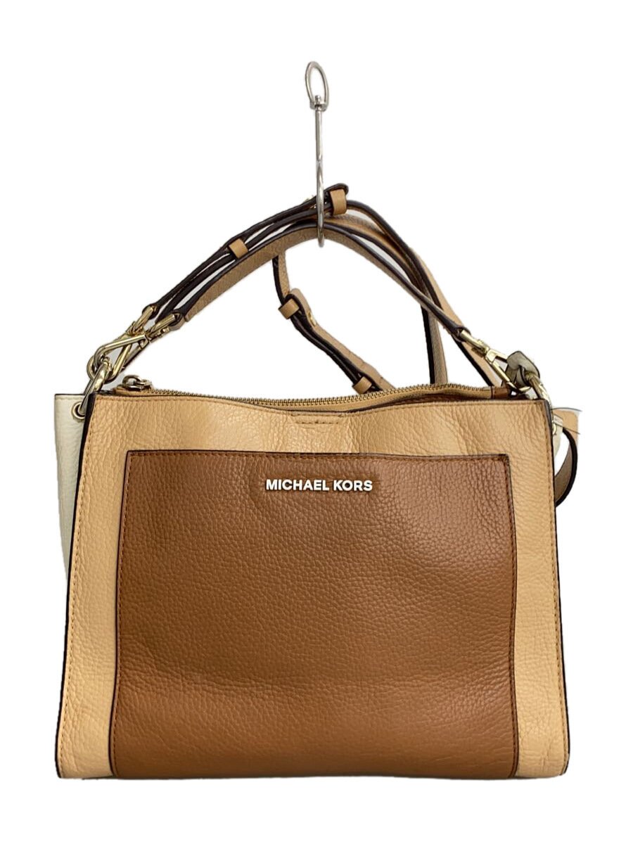 【中古】MICHAEL KORS◆2way/ハンドバッグ/ショルダーバッグ/--/BRW/30S9LGXS2T【バッグ】