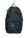 【中古】marimekko◆リュック/ナイロン/BLK/無地//【バッグ】