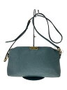 【中古】BURBERRY◆ショルダーバッグ/レザー/BLU【バッグ】