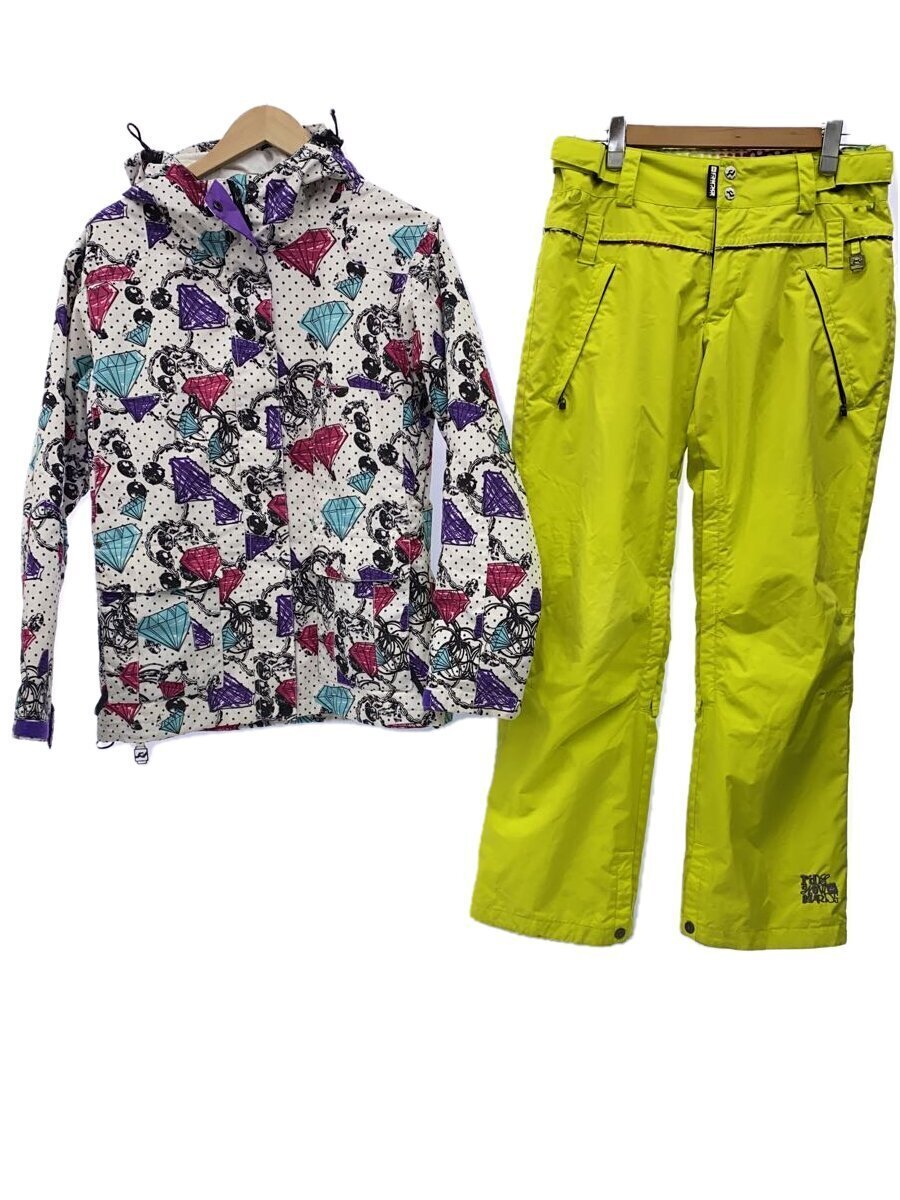 【中古】RIDE◆スノーボードウェア/セットアップ/S/ホワイト//【スポーツ】