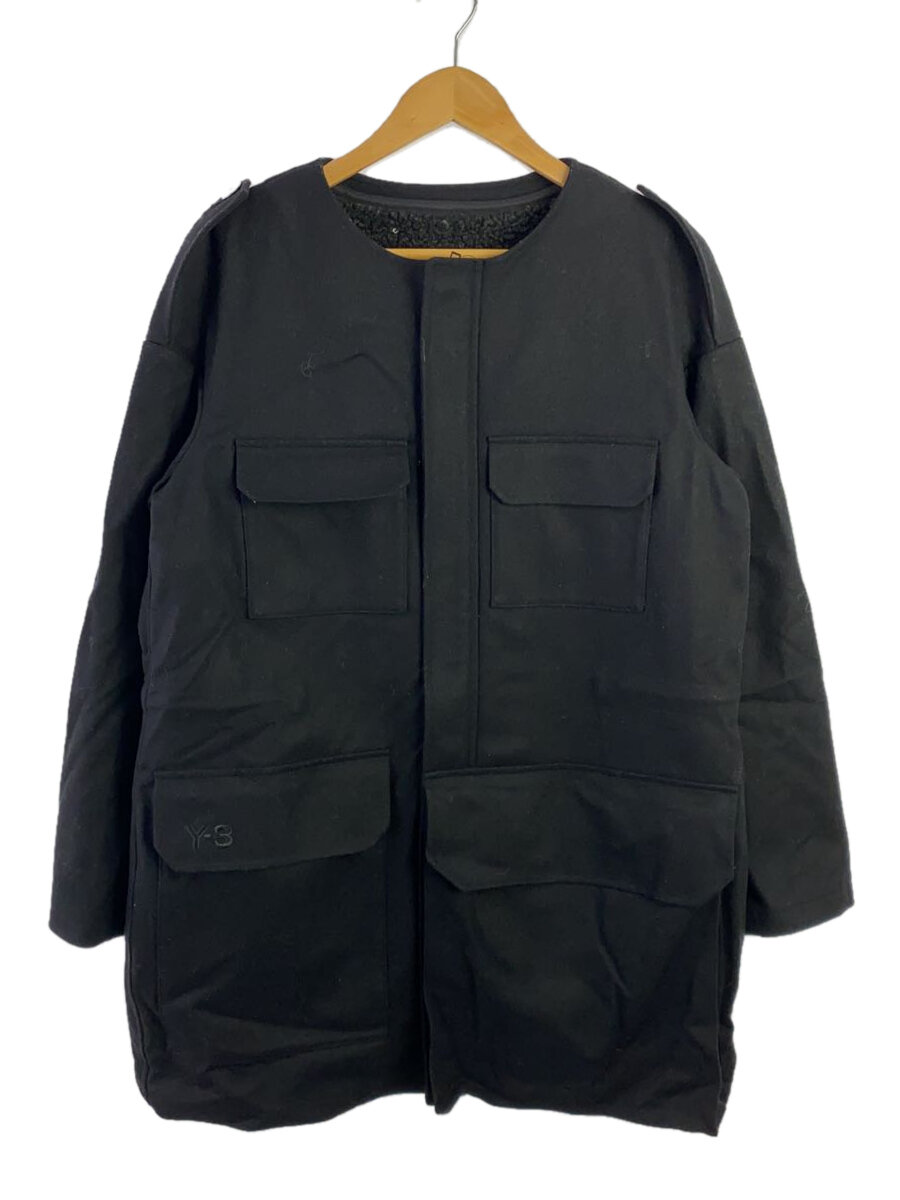 【中古】Y-3◆ミリタリージャケット/M/ウール/BLK/CE8662【メンズウェア】