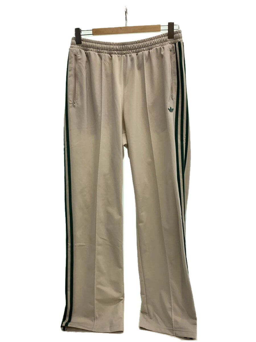 【中古】adidas◆BB TRACKPANT/ボトム/L/ポリエステル/BEG/JD5262//【メンズウェア】