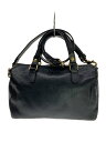 【中古】IL BISONTE◆ボストンバッグ/レザー/BLK【バッグ】(4)