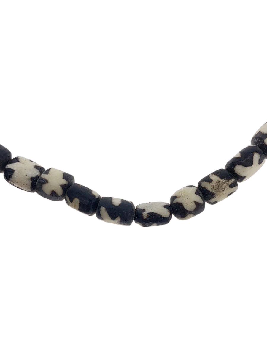 Batik Bone beads / collar / - / piedra de color / BLK / top no / hombres /