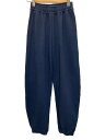 【中古】MIESROHE◆バナナスウェットパンツ/コットン/NVY/無地/mwcp251079//【レディースウェア】