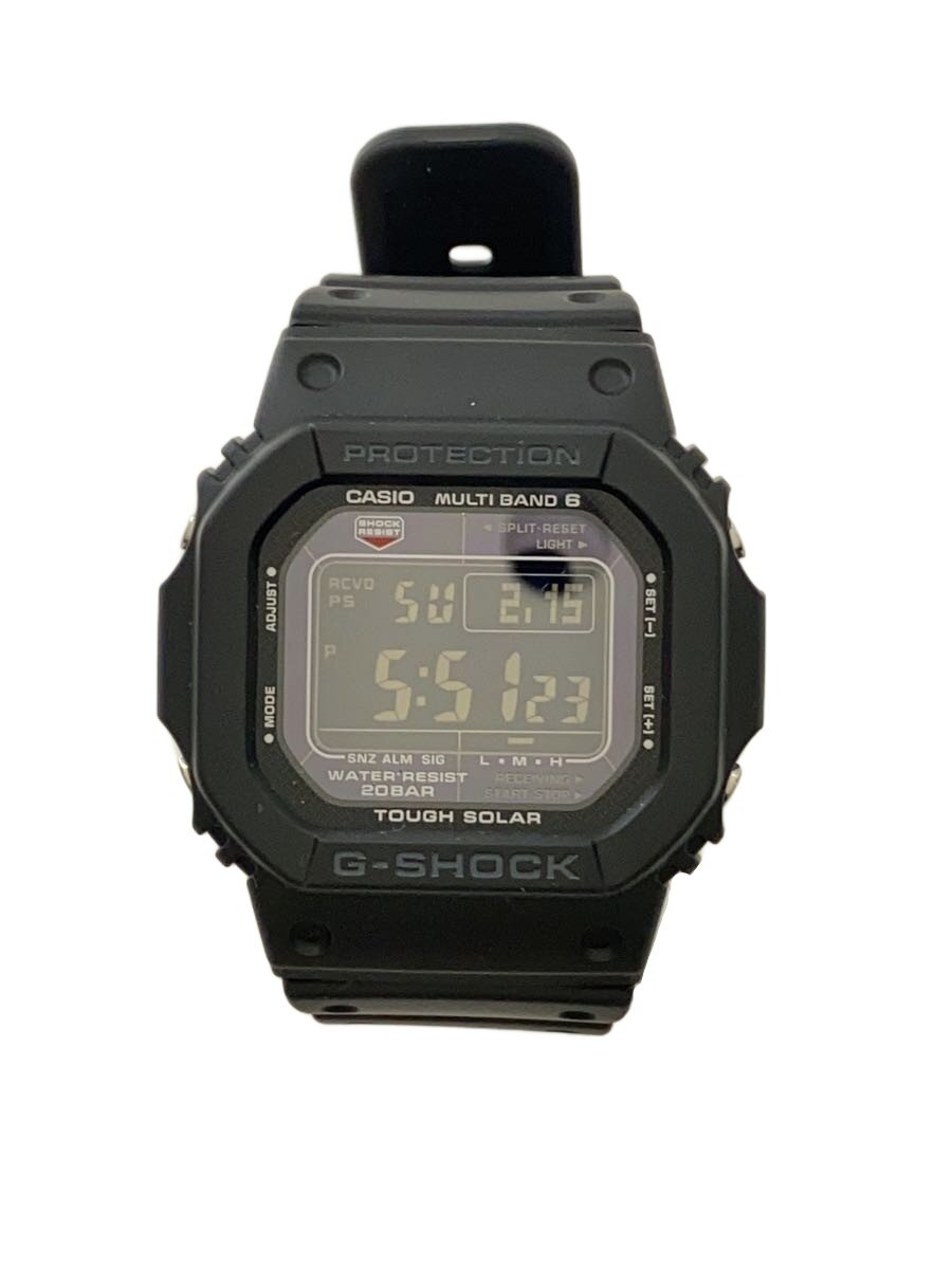 【中古】CASIO◆ソーラー腕時計/デジタル/ラバー/BLK/BLK/GW-M5610U【服飾雑貨他】