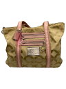 【中古】COACH◆トートバッグ/キャンバス/13826/グラム・トートオピーオプアート/コーチ【バッグ】