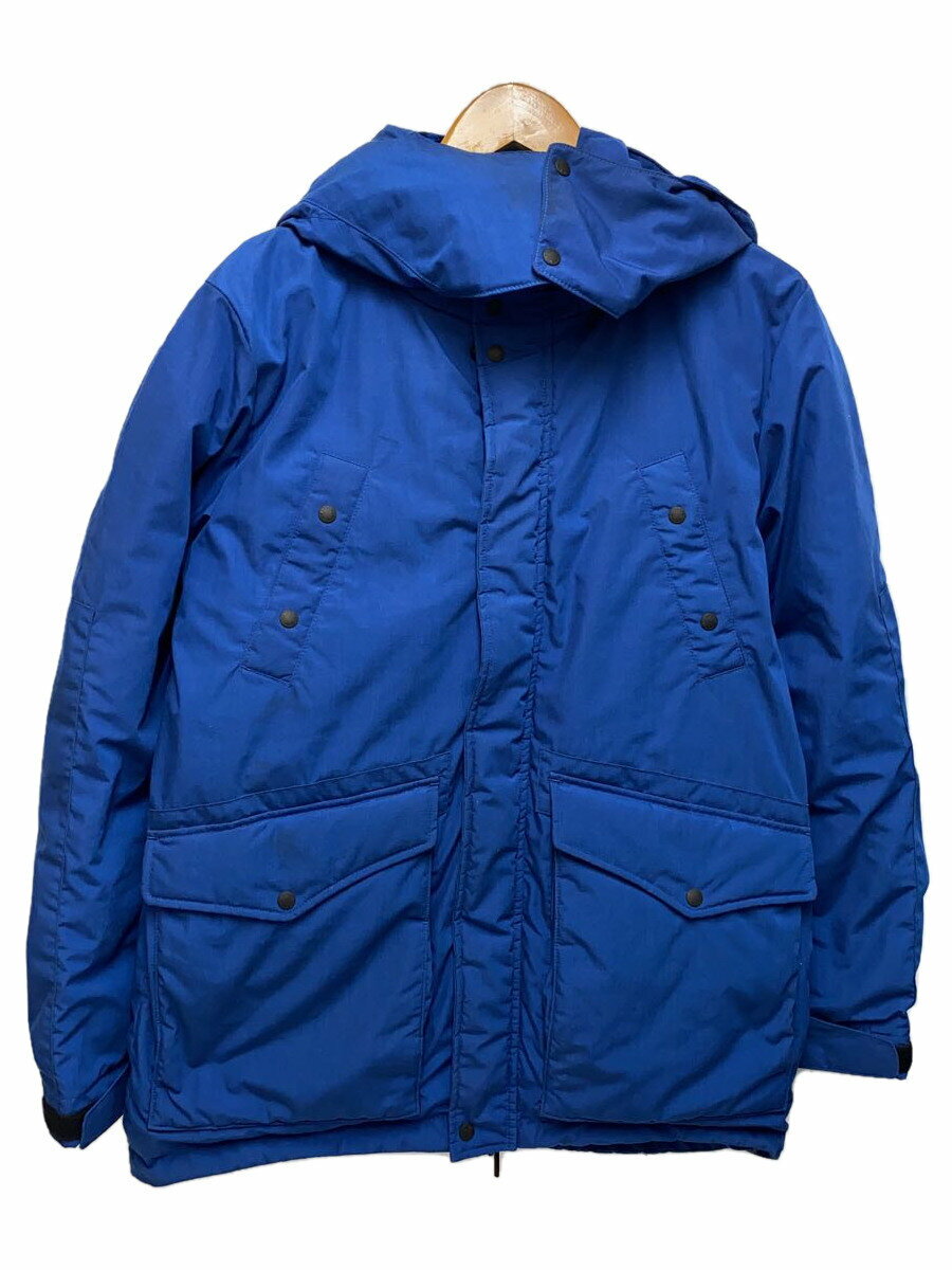 【中古】NANGA◆ダウンジャケット/L/ナイロン/BLU/無地【メンズウェア】