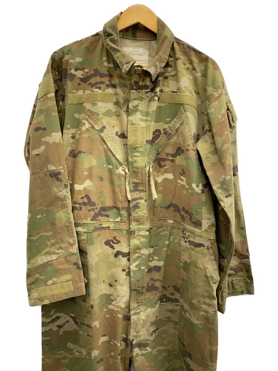 【中古】オールインワン/L/ナイロン/KHK/カモフラ/8415-01-664-3142/ミリタリー/つなぎ【メンズウェア】