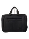 【中古】SAMSONITE◆ショルダー欠品ブリーフケース/ポリエステル/BLK/無地【バッグ】
