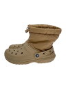 【中古】crocs◆ブーツ/--/BEG/206630【シューズ】